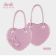 Sheep Puff Heart Shaped Patent PU Bag(Limited Reservation/7 Colours/Full Payment Without Shipping)
